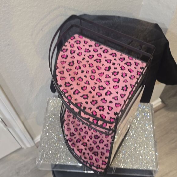 Celeste Collection Pink Leopord 2-Tier Vanity Organizer - Picture 5 of 8